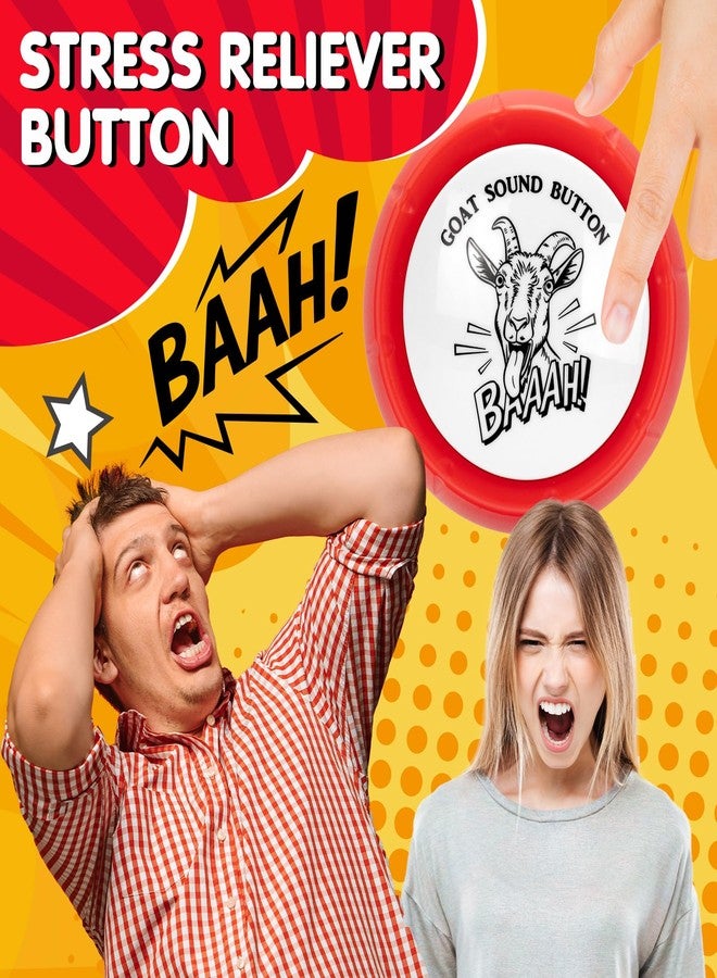 Dalycro Shrieking Goat Sound Button for Fun Desk Toy Prank Button with Goat Sound Perfect for Office Home Gag Gift Men Women - Image 5